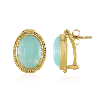 Pendientes en plata con Amazonita