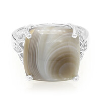 Anillo en plata con Ágata de Botsuana