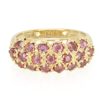 Anillo en oro con Zafiro Padparascha no calentado (AMAYANI)