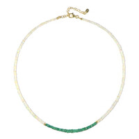 Collar en plata con Esmeralda de Zambia
