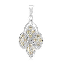 Colgante en plata con Topacio imperial