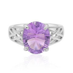 Anillo en plata con Amatista