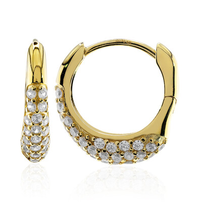 Pendientes en plata con Zircón (M de Luca)