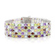 Brazalete en plata con Amatista de Zambia