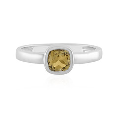 Anillo en plata con Citrino
