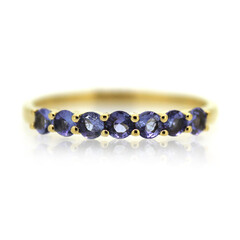 Anillo en plata con Tanzanita