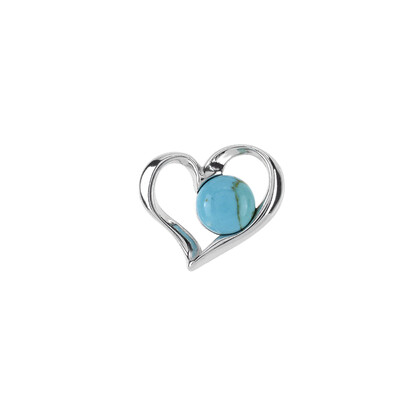 Colgante en plata con Turquesa (dagen)