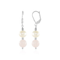 Pendientes en plata con Perla de Akoya