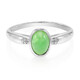 Anillo en plata con Crisoprasa imperial
