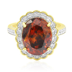 Anillo en oro con Esfalerita