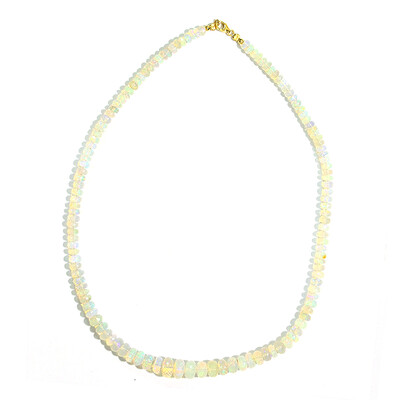 Collar en oro con Ópalo de Welo