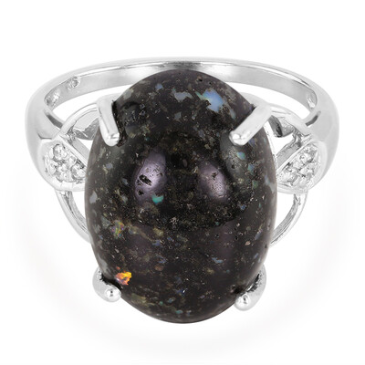 Anillo en plata con Ópalo leopardo