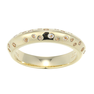 Anillo en plata con Topacio blanco (Adela Silber)