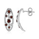 Pendientes en plata con Granate de Mozambique