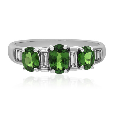 Anillo en oro con Granate tsavorita AAA (CIRARI)