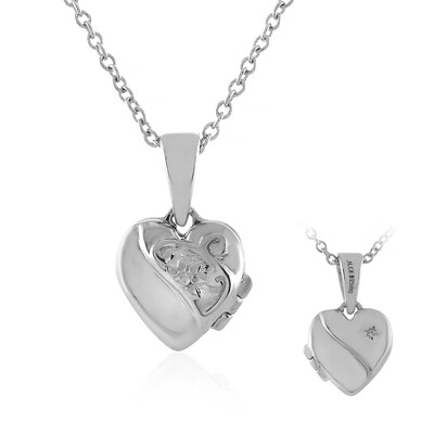 Collar en plata con Topacio blanco