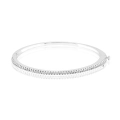 Brazalete en plata con Zircón