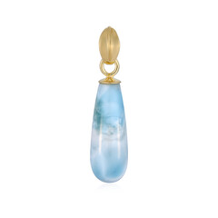 Colgante en plata con Larimar