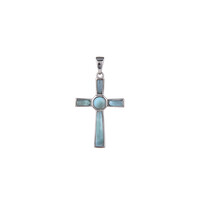 Colgante en plata con Larimar