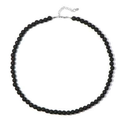 Collar en plata con Perla de lava