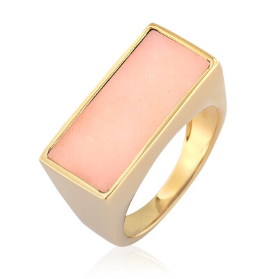Anillo en plata con Ópalo rosa (de Melo)