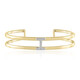 Brazalete en plata con Diamante I3 (J)