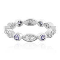 Anillo en plata con Tanzanita