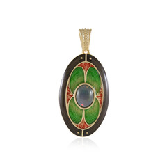 Colgante en plata con Ópalo de Mezezo (Adela Silber)
