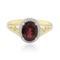 Anillo en oro con Rubelita (Tenner Diniz)