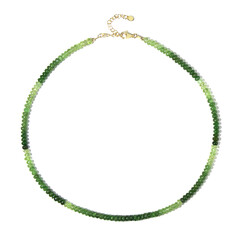Collar en plata con Tsavorita de Tanzania