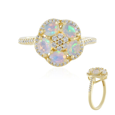 Anillo en plata con Ópalo de Welo