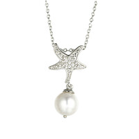 Collar en plata con Perla Freshwater