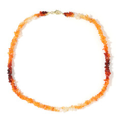 Collar en plata con Ópalo de fuego de México