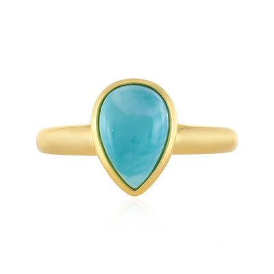 Anillo en plata con Larimar (MONOSONO COLLECTION)