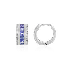 Pendientes en plata con Tanzanita