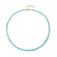 Collar en plata con Apatita azul
