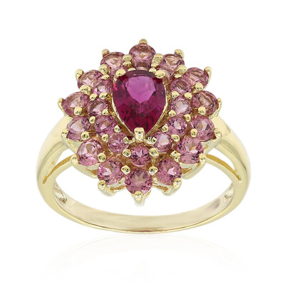 Anillo en oro con Rubelita