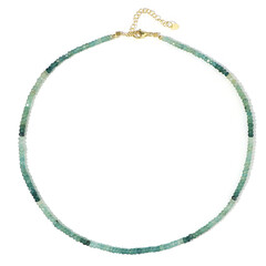 Collar en plata con Grandidierita