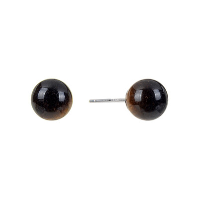 Pendientes en plata con Ojo de tigre