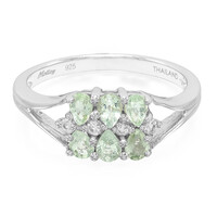 Anillo en plata con Turmalina Paraíba
