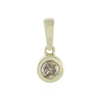 Colgante en oro con Diamante champán I4