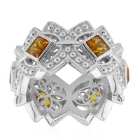 Anillo en plata con Citrino de Madeira (Dallas Prince Designs)