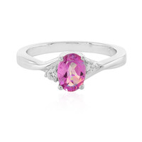 Anillo en plata con Topacio aniversario