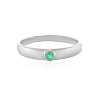 Anillo en plata con Esmeralda de Colombia