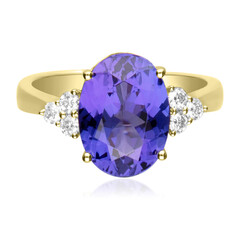 Anillo en oro con Tanzanita AAA (CIRARI)