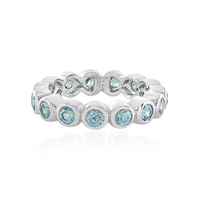 Anillo en plata con Zircón de Ratanak Kirí