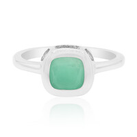 Anillo en plata con Esmeralda