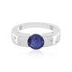 Anillo en plata con Zafiro azul de Madagascar (de Melo)