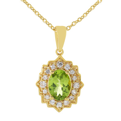 Collar en plata con Peridoto