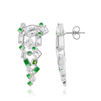 Pendientes en plata con Zircón (SAELOCANA)
